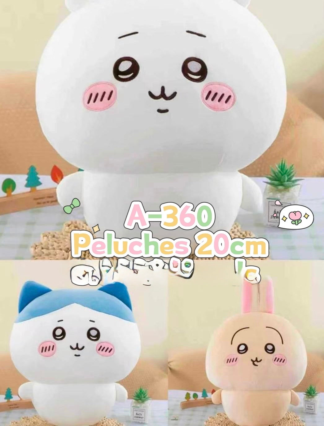 Peluche Chiikawa. 20cms