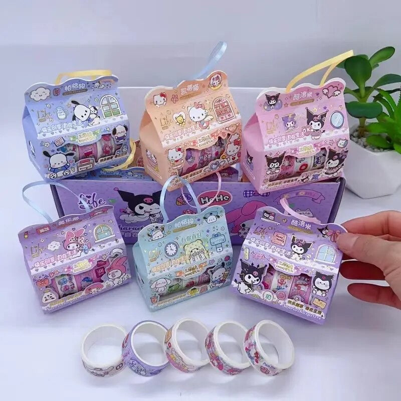 Set 5 Washi Tape “Sanrio”