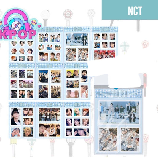 Set 10 Láminas de stickers “NCT”. 15x11Cms