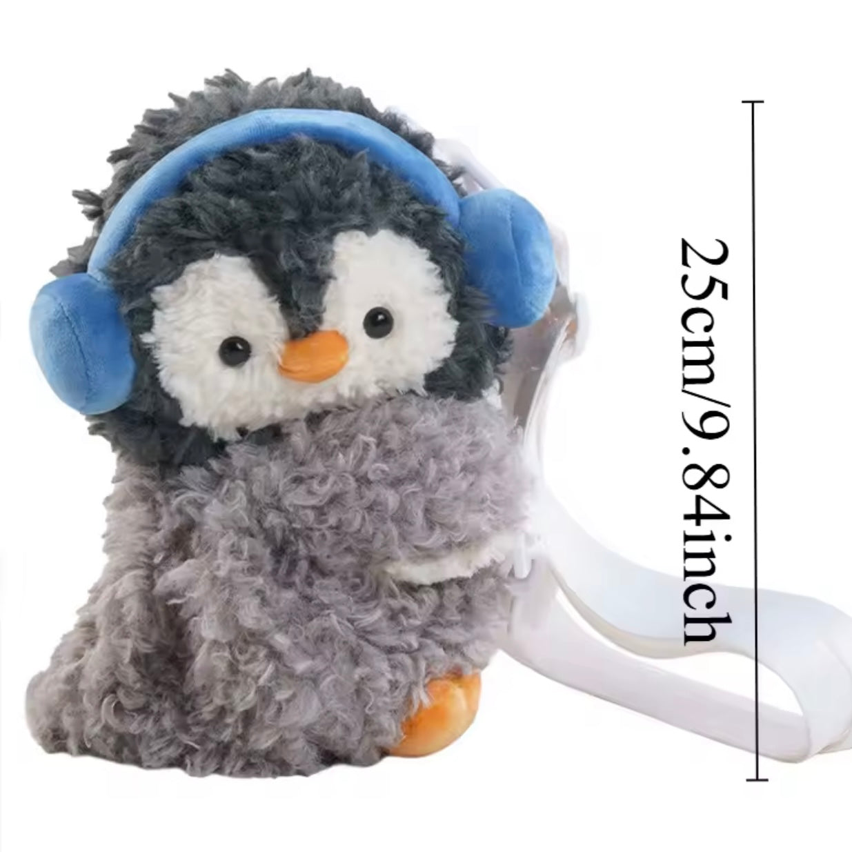 Cartera-Mochila “Pingüino Abrazos”. 25cms