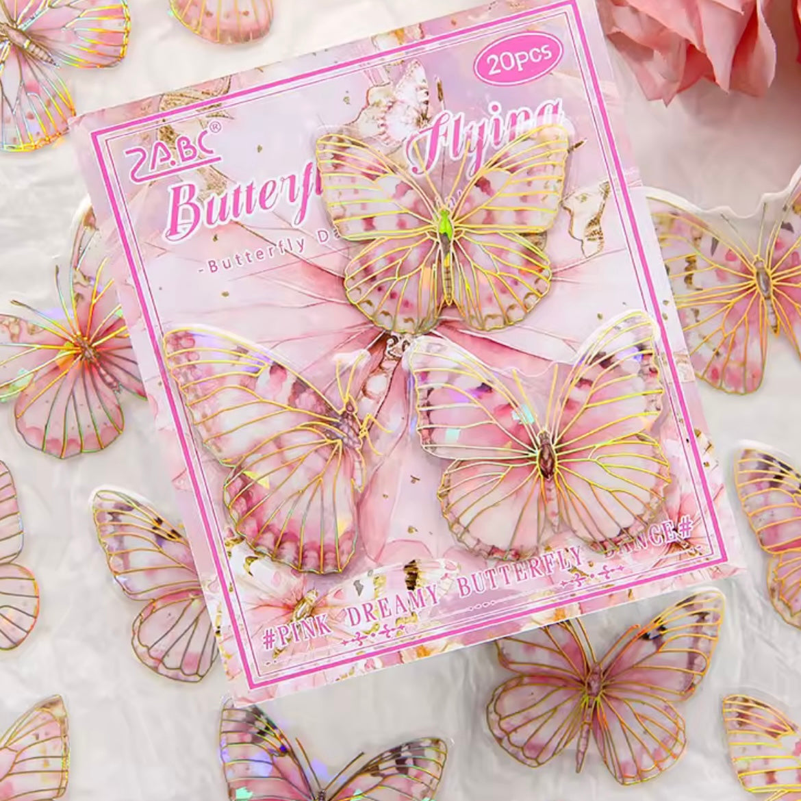 Set 20 Stickers “Mariposas”
