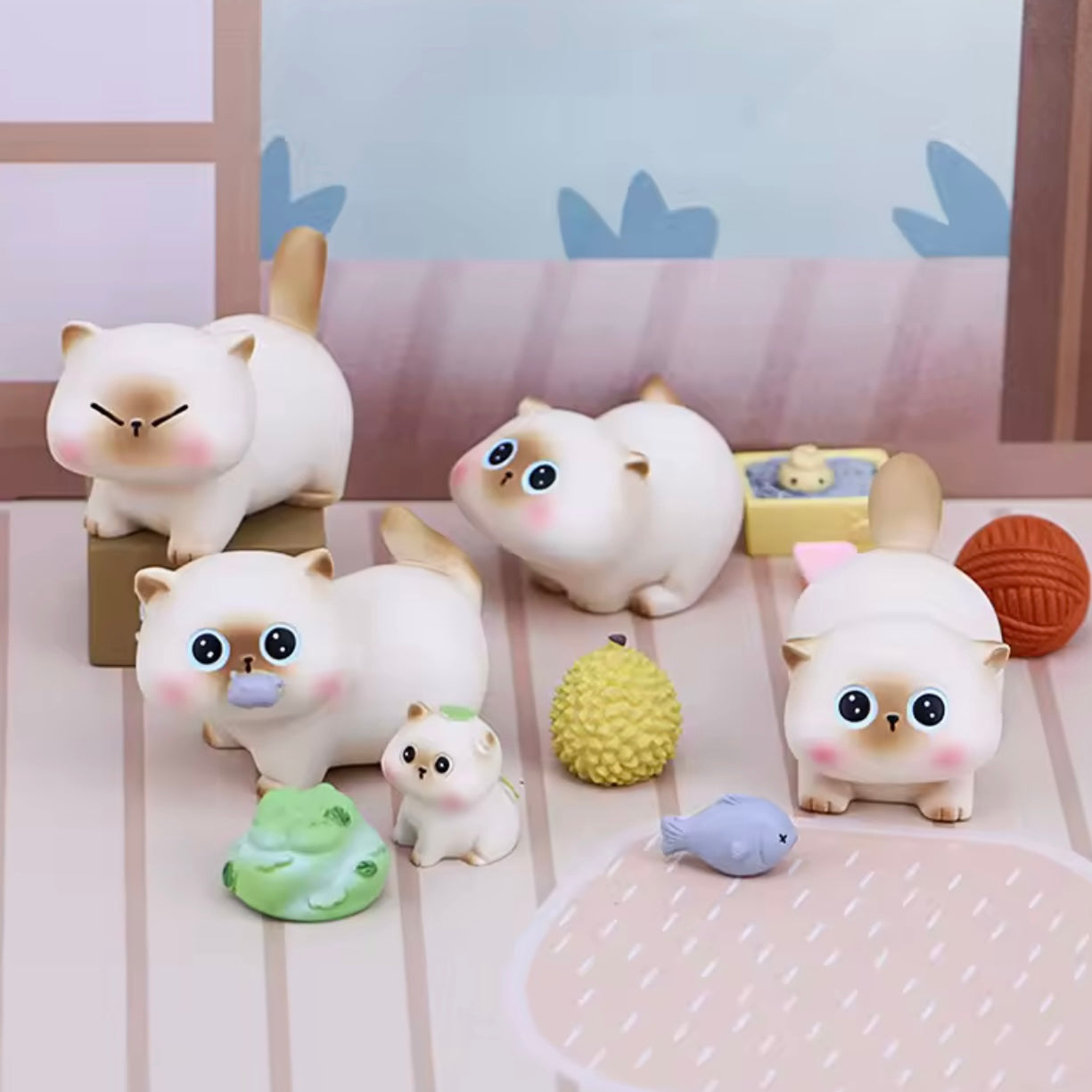Blind Box Sorpresa “Gatito y su Mundo”. Material Cerámica
