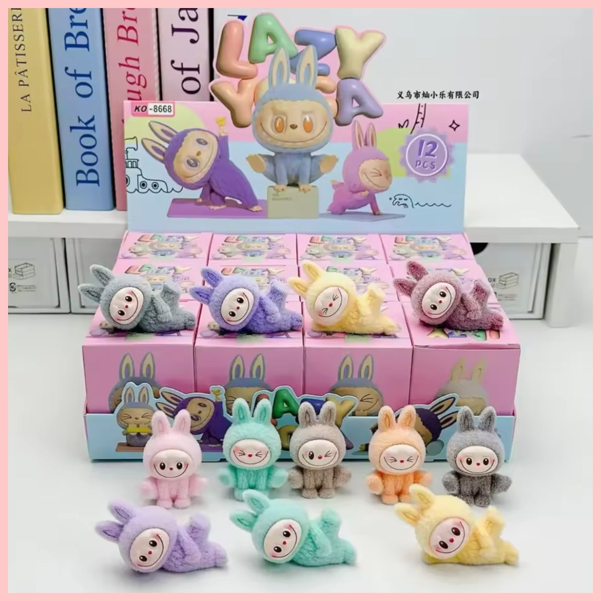Figura Sorpresa Labubu “Lazy Yoga”