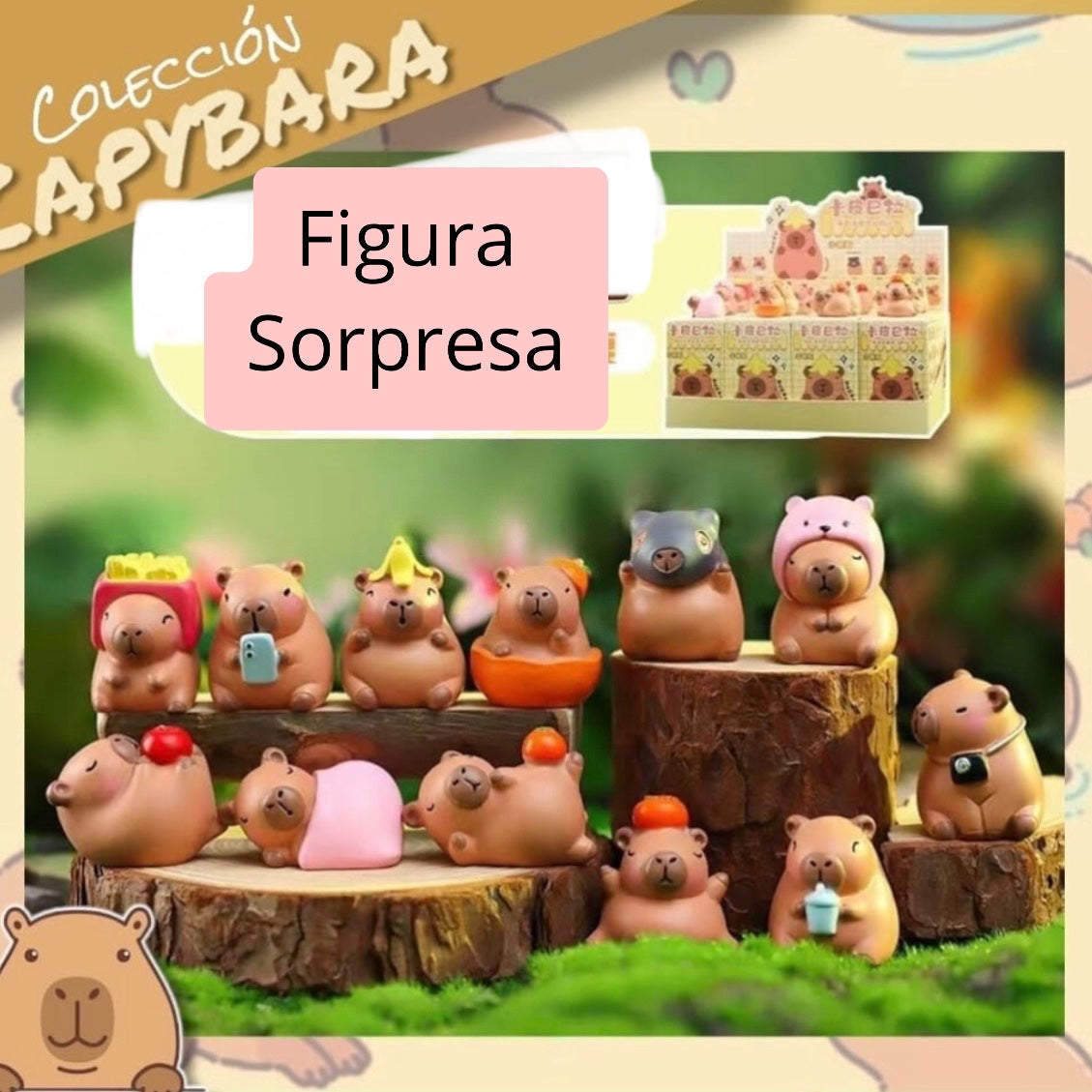 Figura Sorpresa Capybara.