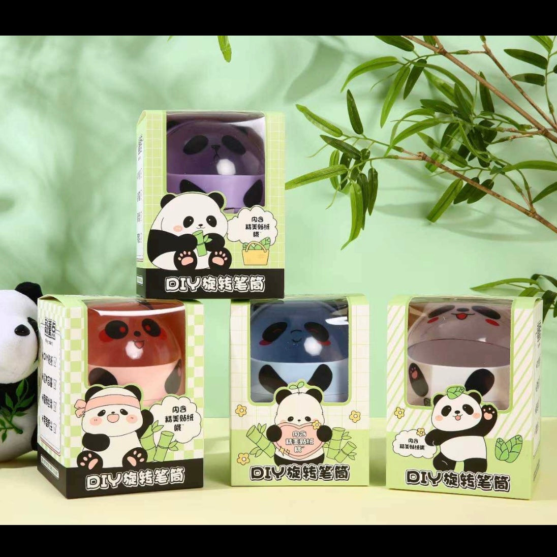 Organizador o Basurero Para Escritorio “Panda”. 15x12cms