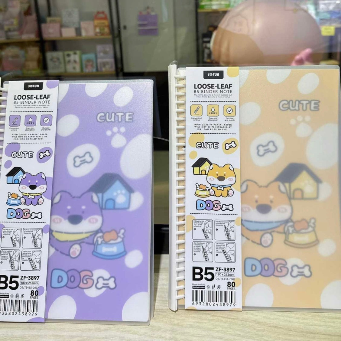 Cuaderno Tamaño B5 “Perrito”. 80 Hojas