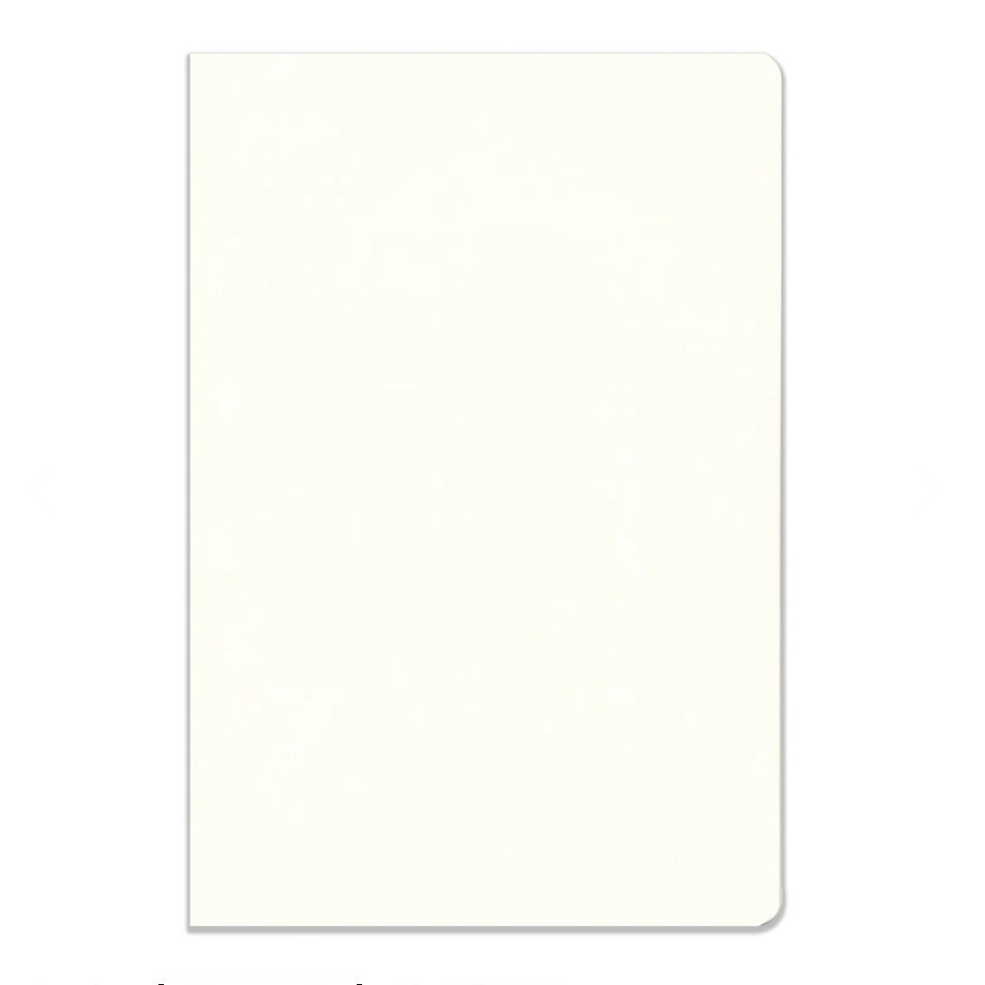Libreta Cuerina Hojas Blanco Ahuesado. Tamaño A5