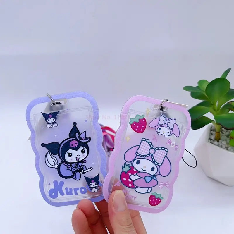 Lanyard + porta credencial “Sanrio”