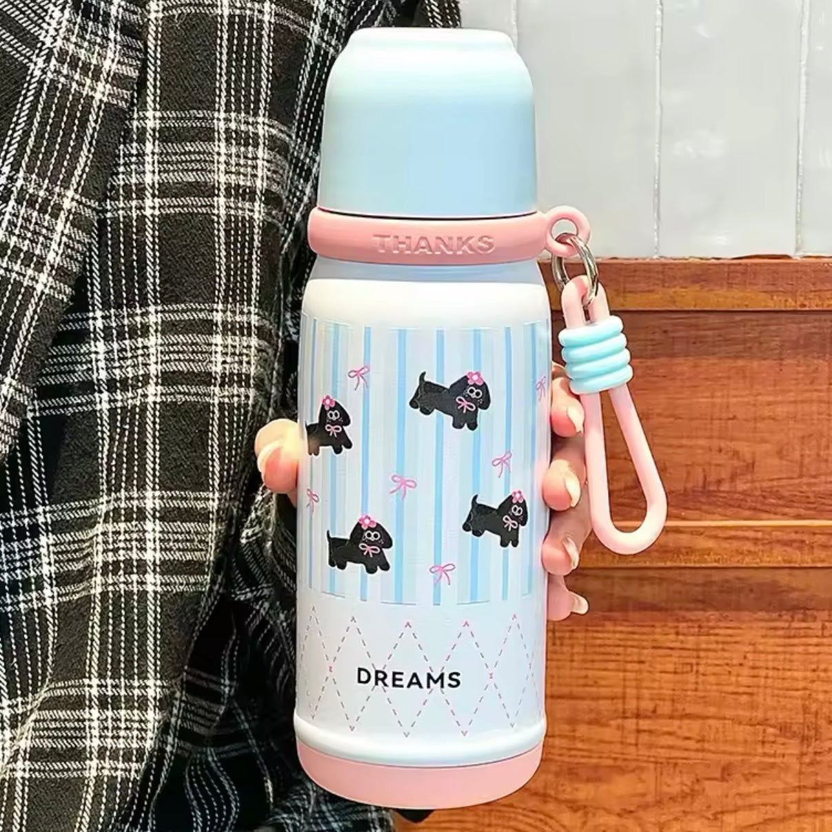 Termo con Bombilla y Boquilla. 500ml