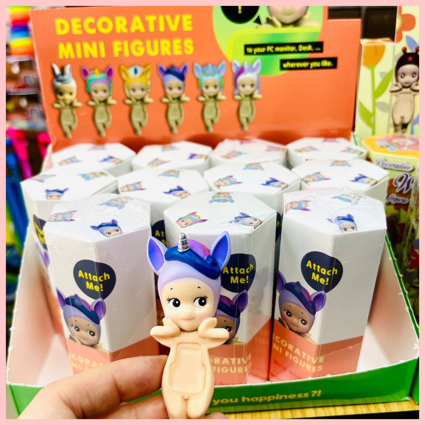 Figura Sorpresa “Sonny Angel Unicornio”. Accesorio para Celular o Computador.