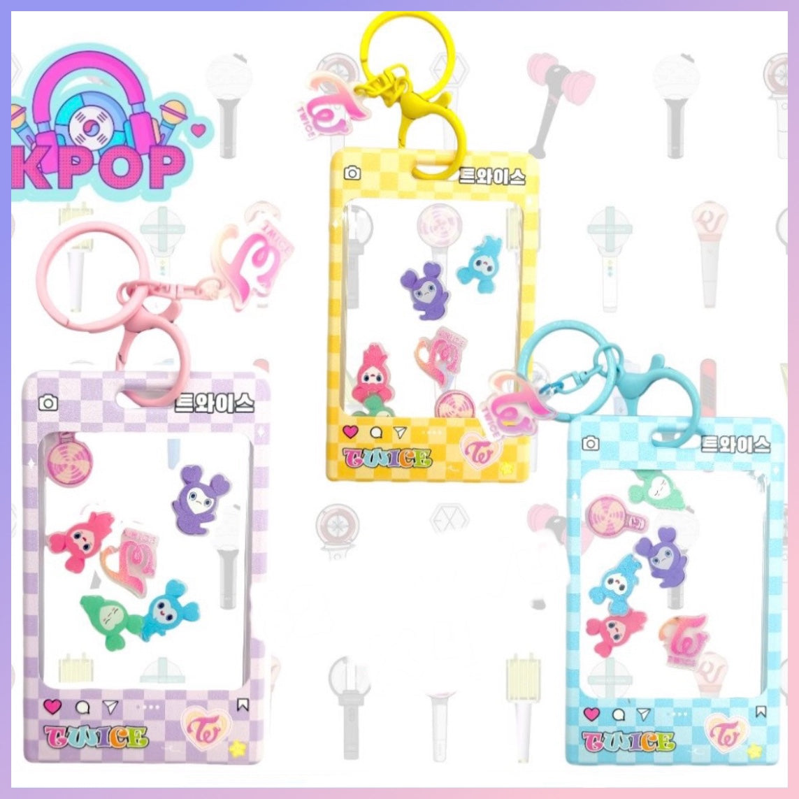 Holder Porta Photocards o Porta Credencial “Twice - Lovelys”.