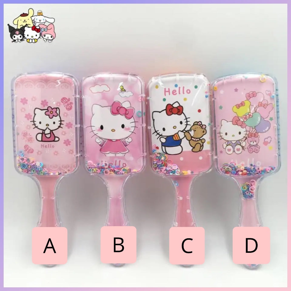 Cepillo con Glitter “Hello Kitty”.
