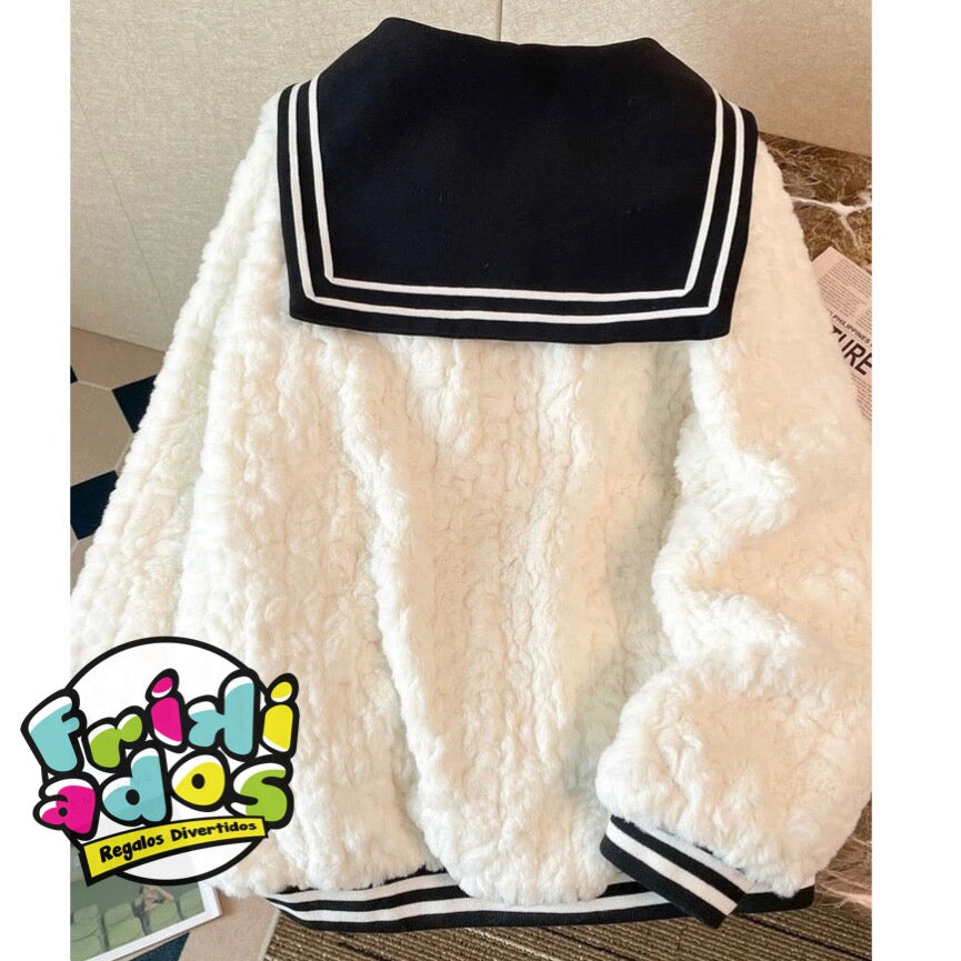 Chaqueta Felpuda “Marinero”.