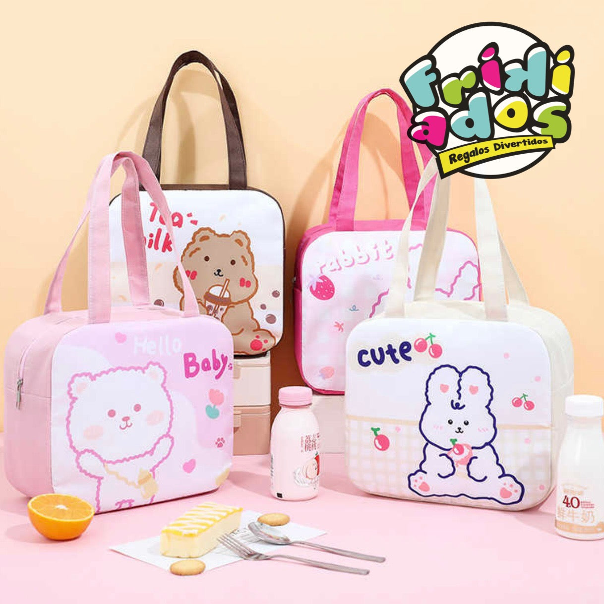 Lonchera Térmica. 24x22x13cms