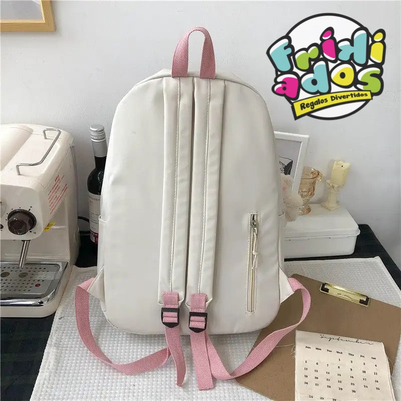 Mochila Multi-Bolsillos Impermeable “Gatito”. 44x32x15cms