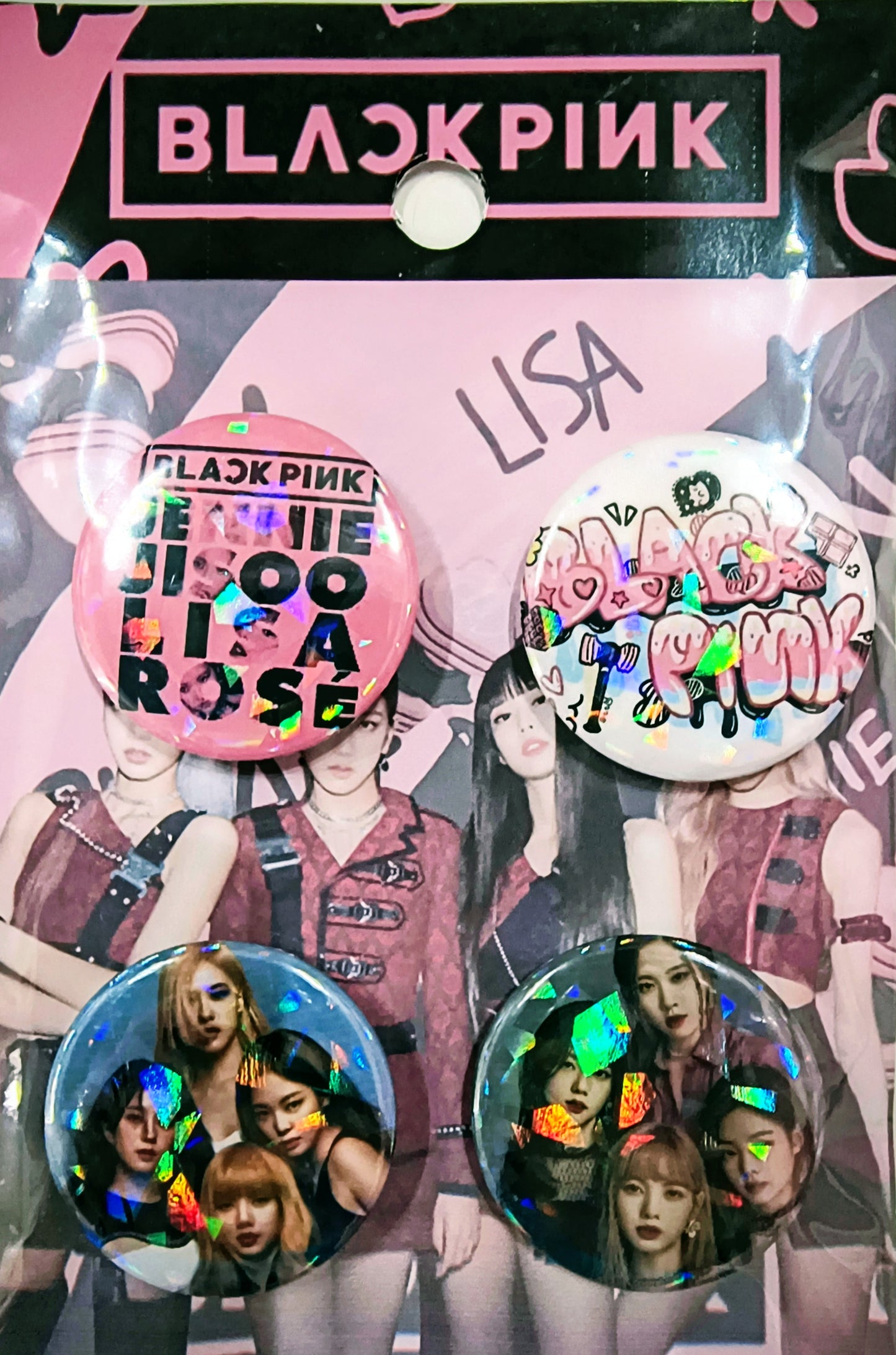 Set 4 Chapitas “Blackpink”