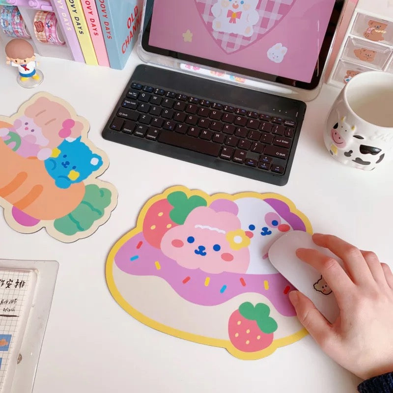 Mouse Pad “Animalitos Kawaii”, 22x18cms aprox