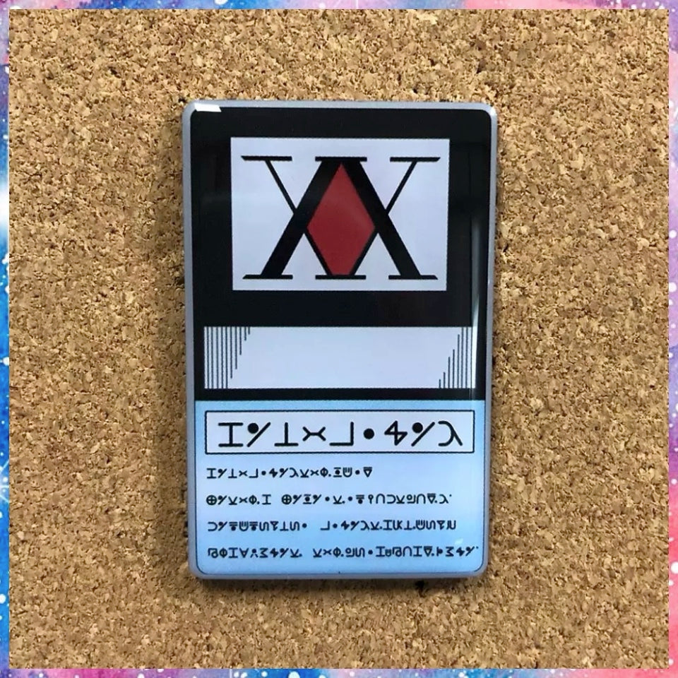 Pin "Licencia de Cazador" Cazador X