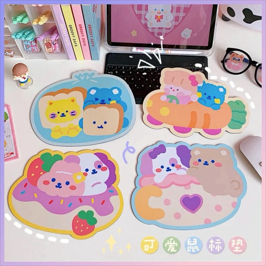 Mouse Pad “Animalitos Kawaii”, 22x18cms aprox