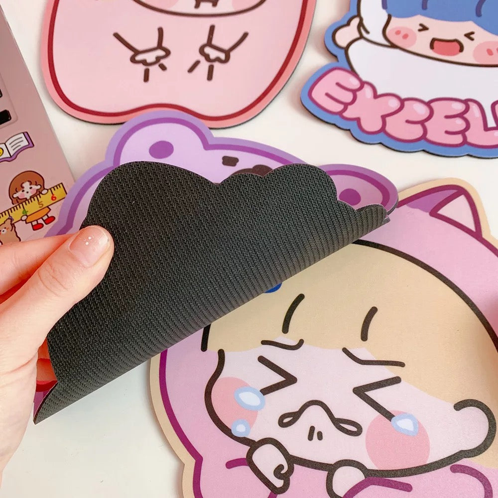 Mouse Pad “Niñas Kawaii”, 21x20cms aprox