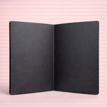 Libreta Hoja Negra 21x14cms