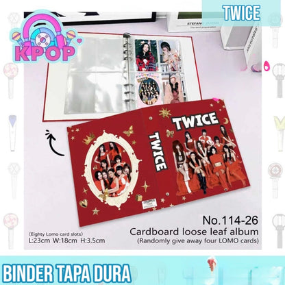 Binder Tapa Dura “Twice”. 23x18cms