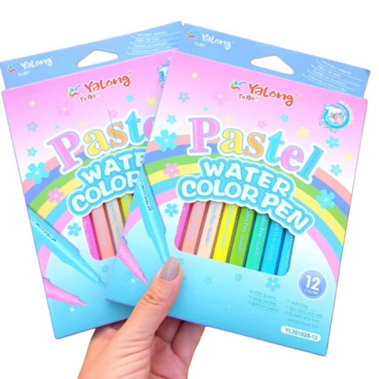 Set 12 Marcadores Pastel