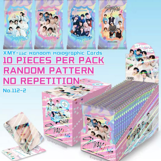 Set 10 Photocards Holograficas Sorpresa “Straykids”