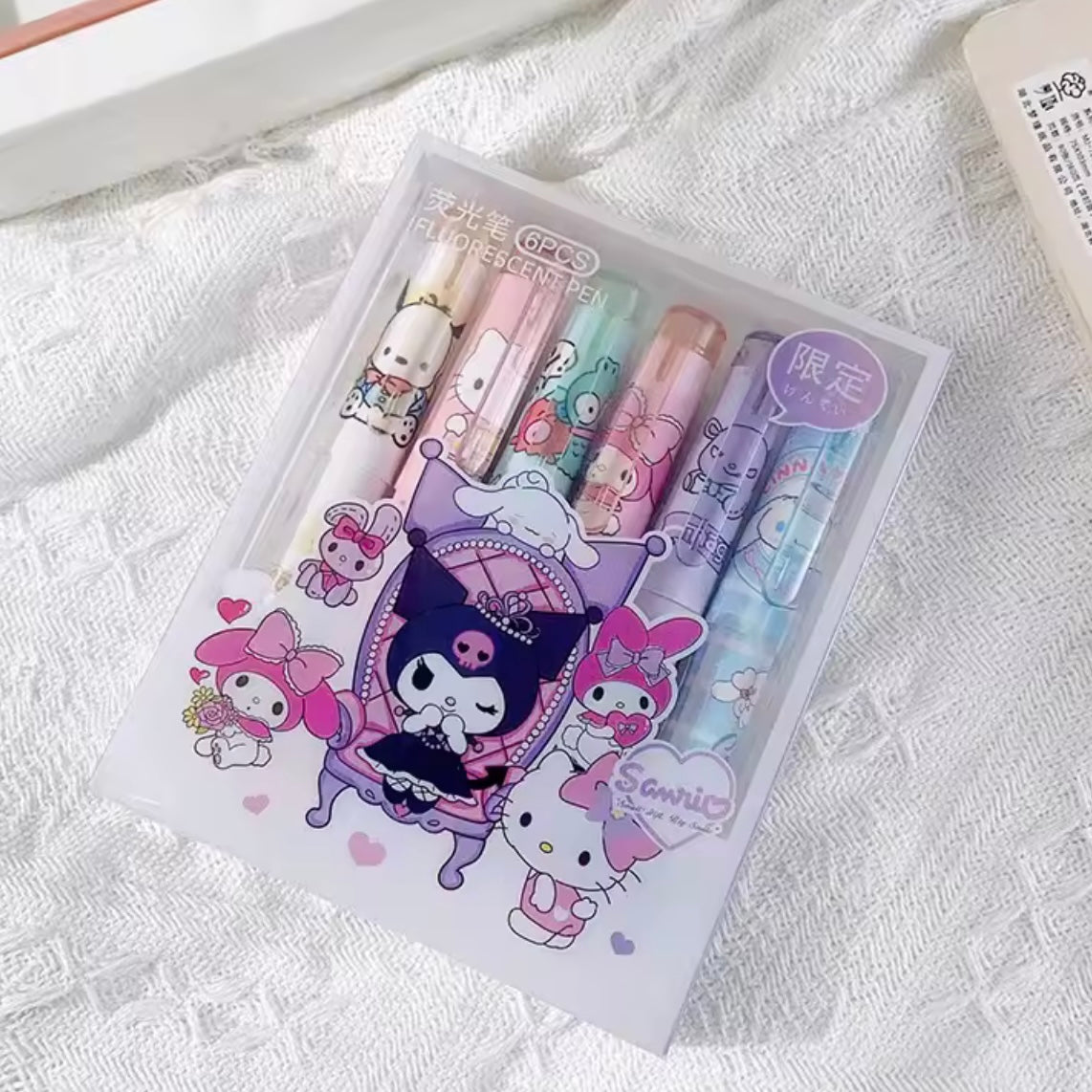 Set 6 Destacadores “Sanrio”