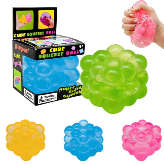 Squishy Cubo Gel “Uva”