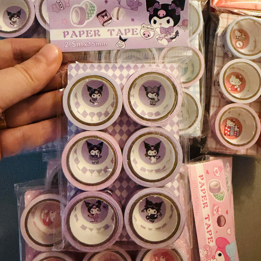 Set 6 Washi Tape “Sanrio”