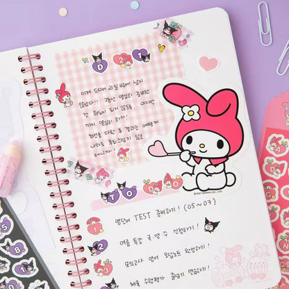 Lámina de Stickers “Sanrio”.