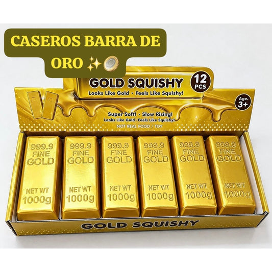 Squishy “Barra de Oro”