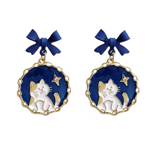 Aros “Gatito En la Noche”