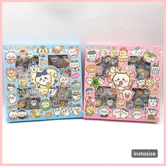 Set 96 Láminas de Stickers “Chiikawa”