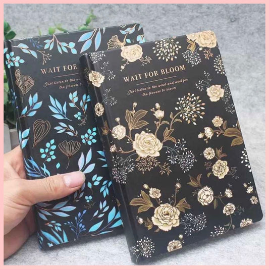 Libreta “Flores”. Hojas con Diseño, 128U 19x14cms