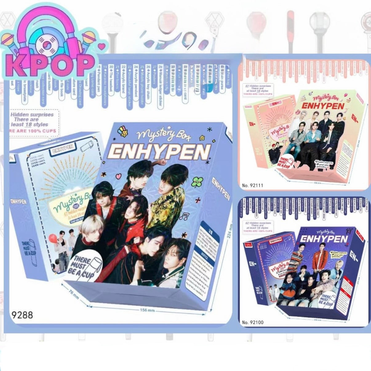 Caja Sorpresa “Enhypen”. Incluye Botella