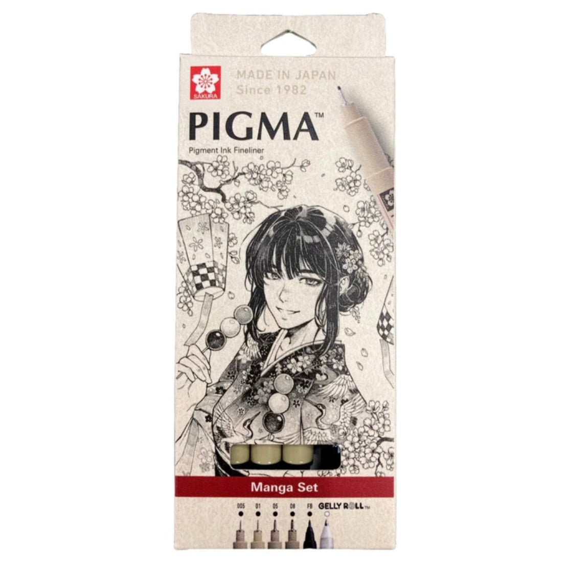 Set Manga Pigma Micrón Basic - Sakura