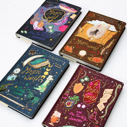 Libreta “Magic World”. 128 hojas con diseño 19x14cms.