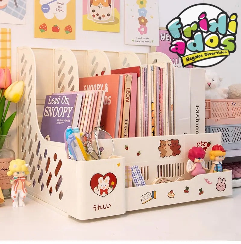Organizador de Libros Multiespacios + Lámina de stickers