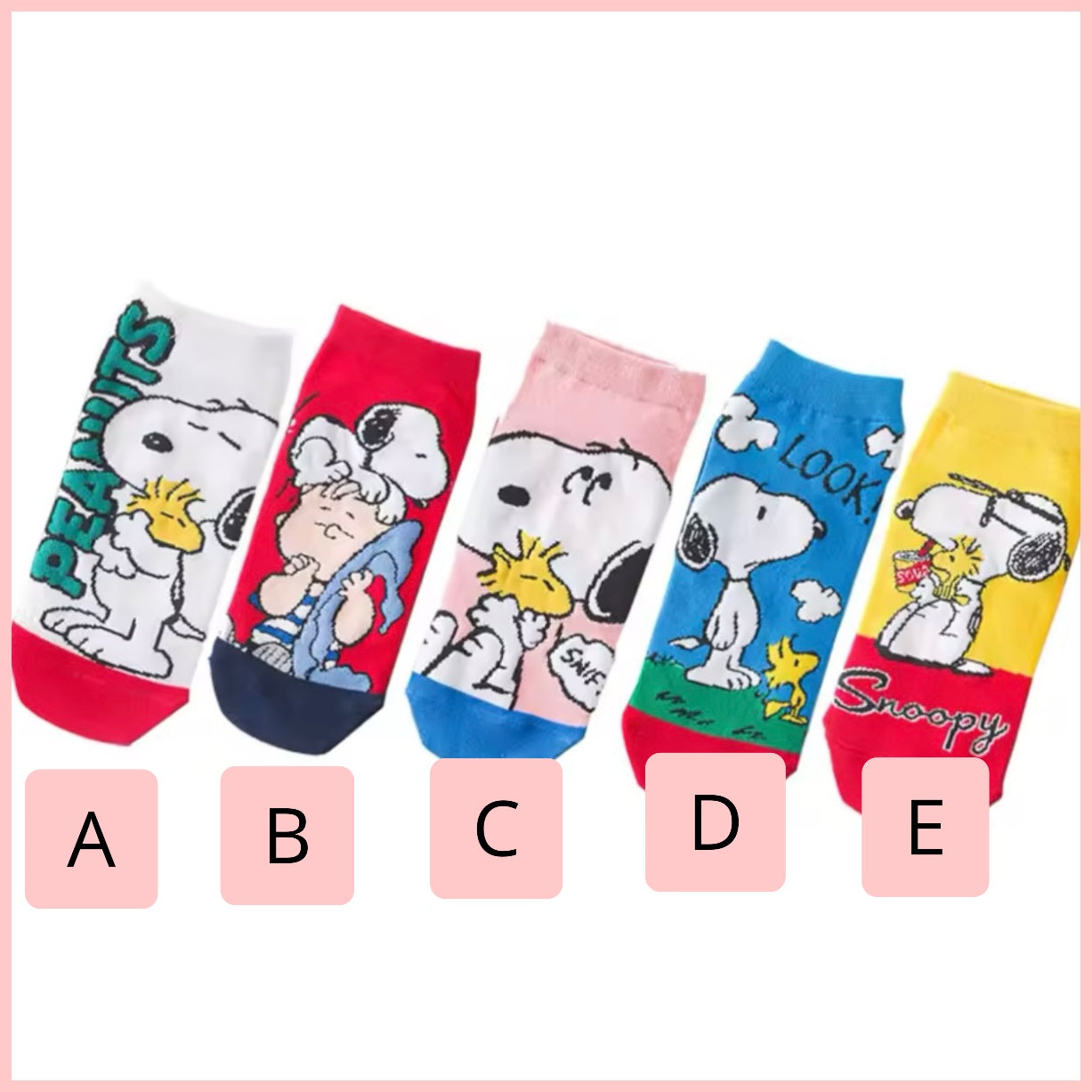 Calcetín “Snoopy”. Talla Standard 35-41