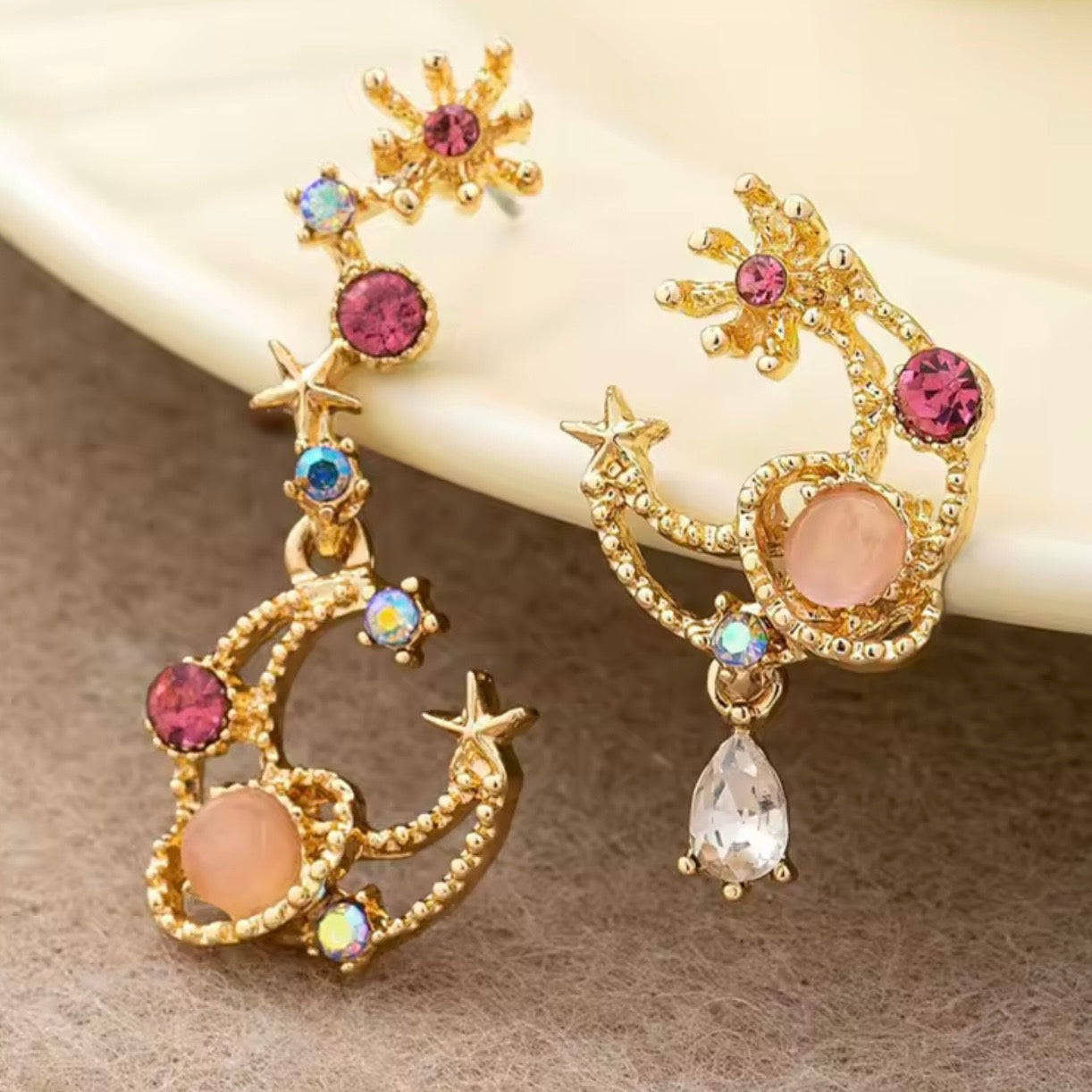 Aros “Luna Estrella”