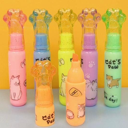Set 6 Mini Destacadores “Gatitos”