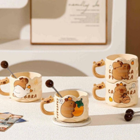 Taza + Cuchara “Capybara”