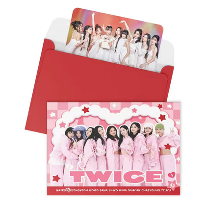 Set 6 Photocards Sorpresas (1 de PVC) “Twice”.