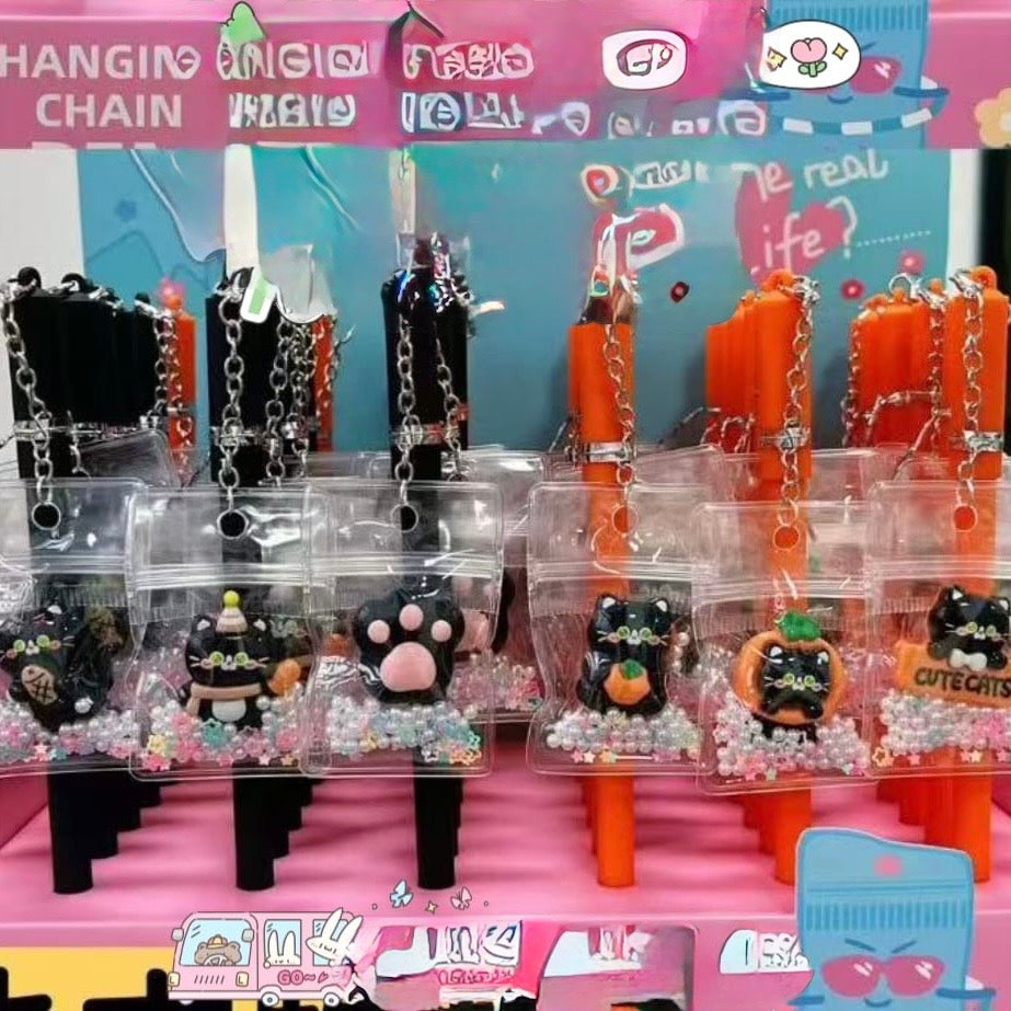 Lápiz Tinta Azul “Gatito Bolsita”