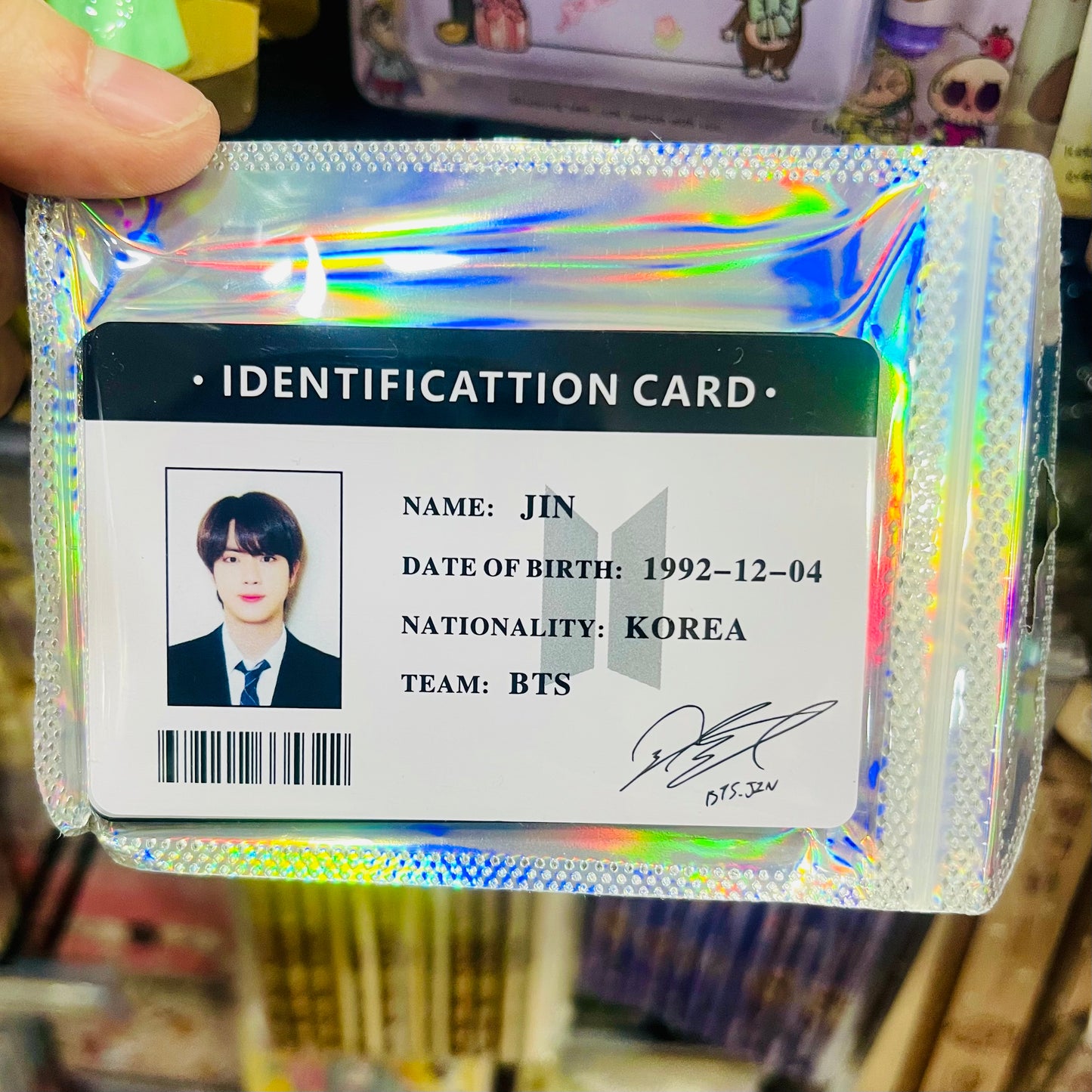 Set tarjetas de Identificación “BTS”