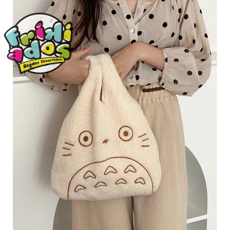 Bolso de Mano “Totoro”. 32x28Cms