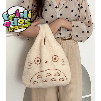 Bolso de Mano “Totoro”. 32x28Cms