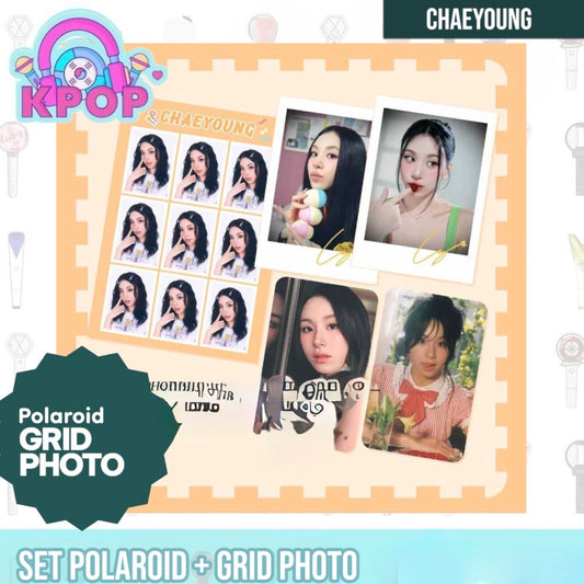 Set Polaroid + Grid Photo “Twice Chaeyoung”